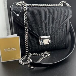 Michael Kors 30H8SWHL7T Whitney Large Shoulder bag in Black Leather